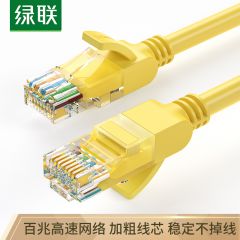 绿联（UGREEN）超五类网线NW103（1米） 百兆网络连接线 Cat5e超5类成品跳线 非屏蔽八芯双绞线1米